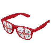 Party Shades Sunglasses with flag of Montreal レトロサングラス (アングル)