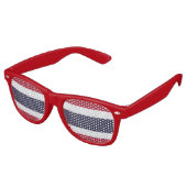 Party Shades Sunglasses with flag of Thailand レトロサングラス (アングル)