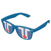 Party Shades Sunglasses with flag of Toronto レトロサングラス (アングル)