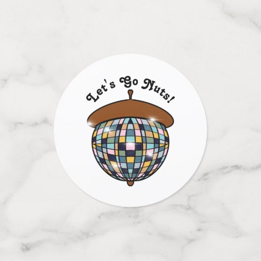 Party Squirrels Let's Go Nuts コンフェッティ (スモール正面)