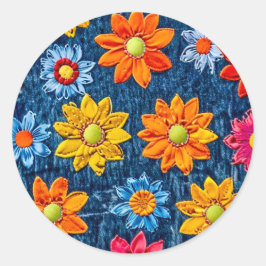 Party Sticker for Kids' Party ラウンドシール