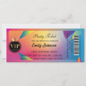 Party ticket invitations 招待状 (正面)