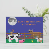 Party ’Til the Cows Come Home 招待状 (スタンド正面)