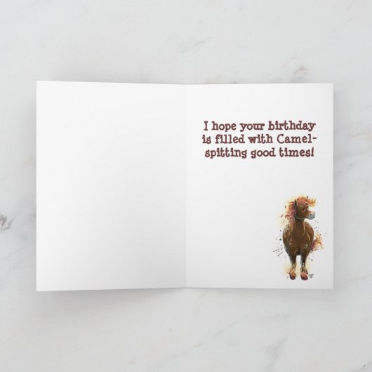 Party Time Fire Horse カード (内部)