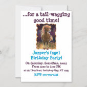 Party Time Fire Horse マグネット招待状 (正面)