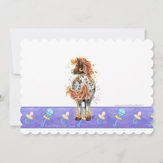 Party Time Fire Horse 招待状 (裏面)