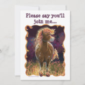 Party Time Fire Horse 招待状 (正面)