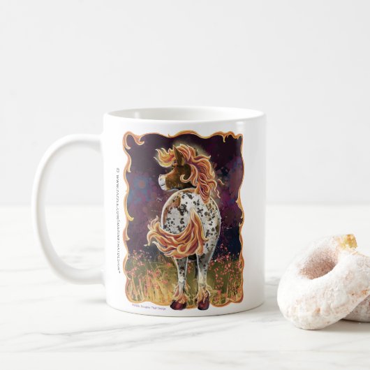 Party Time Fire Horse Coffee Mug コーヒーマグカップ (ドーナツ)