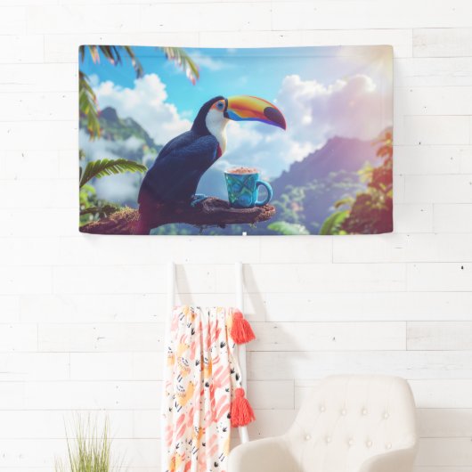 PARTY - TROPICAL - COCOA TOUCAN 横断幕 (インサイチュ)