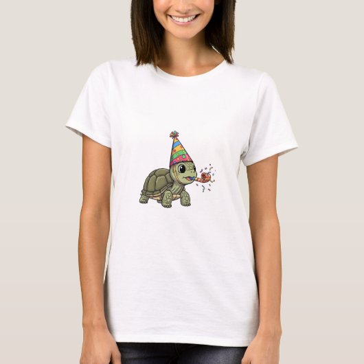 Party Turtle's Birthday Bash Tシャツ (正面)