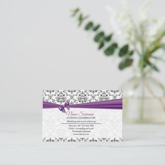 Party & Wedding Planning and Coordination 名刺 (スタンド正面)