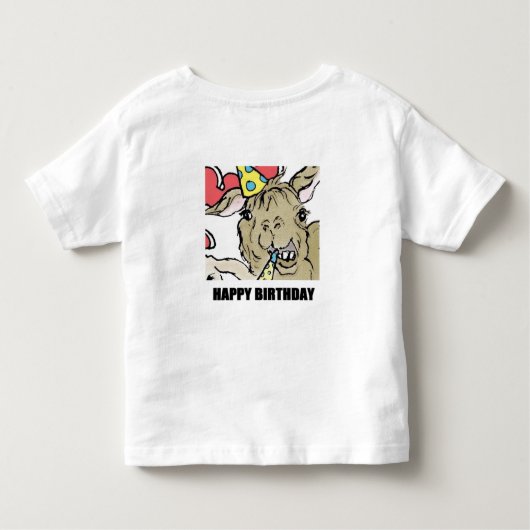partyanimals トドラーTシャツ (裏面)