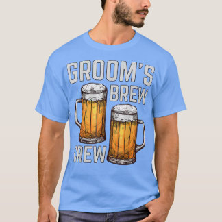 PartyGrooms Brewでおもしろいグループビール飲みチーム Tシャツ