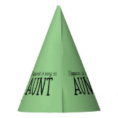 Partyhat - Happiness is Being An Aunt パーティーハット (裏面)