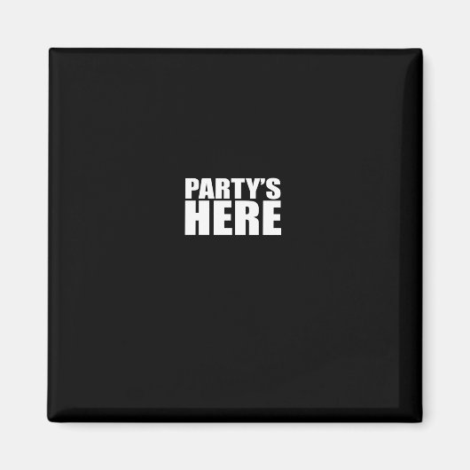 Partys Here - Funny Pauly For New Jersey Gtl Shore マグネット (正面)