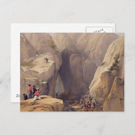 Parushからコジャックパスへの入り口Sketから ポストカード (正面/裏面)