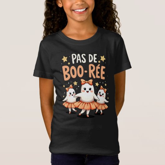 Pas de Boo-rée - Lustige Halloween Tanzgeister Tシャツ (正面)