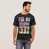 Pas De Patience Depuis 1995 28 Ans Anniversaire Ré Tシャツ (正面フル)