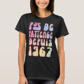 Pas De Patience Desubdiis 1967 56 Ans Anniverssair Tシャツ (正面)