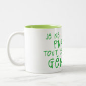 pas parfait simplement genial citation ツートーンマグカップ (左)