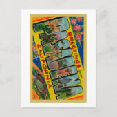 Pasadena,カリフォルニア州 – ラージレターのシーン ポストカード (正面)