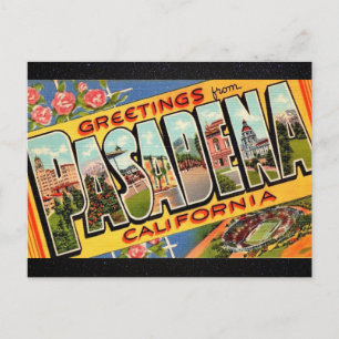 Pasadena Ca.トラベルポストカードからの挨拶 ポストカード