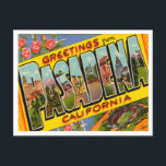 Pasadena, California Vintage Travelからの挨拶 ポストカード<br><div class="desc">Pasadena,  California Vintage Travelポストカードからの挨拶</div>