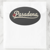 Pasadena Rose  楕円形シール (バッグ)