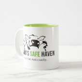 Pasadoの安全な避難所のコーヒー・マグ ツートーンマグカップ (正面左)