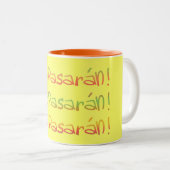 Pasaranそれらはマグを渡しません ツートーンマグカップ (正面右)
