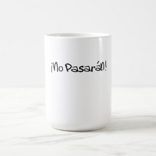 Pasaranのアンチファシスト党のマグ無し コーヒーマグカップ