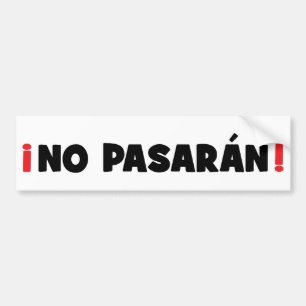 Pasaran無し! バンパーステッカー