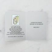 Paschaイースターカード(St. John Chrysostomの祈りの言葉付き) シーズンカード (内部)