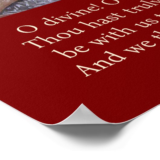 Paschal canon Ode 9 Troparion 1イースターのポスター ポスター (角)