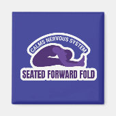 Paschimottanasana Seated Forward Fold • Calms Nerv マグネット (正面)