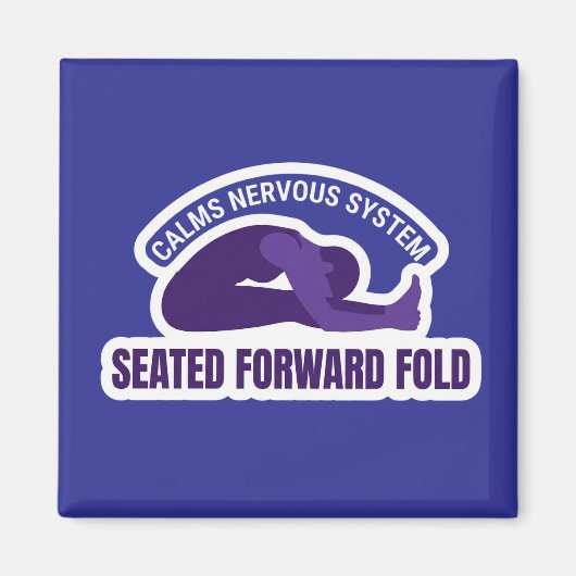 Paschimottanasana Seated Forward Fold • Calms Nerv マグネット (正面)