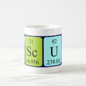 Pascual期別テーブル名mug コーヒーマグカップ (中央)