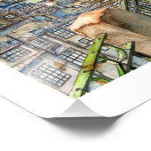 Paseo Gervasoni (acuarela) フォトプリント (角)