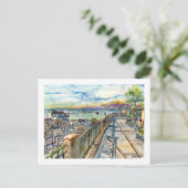 Paseo Gervasoni (acuarela) ポストカード (スタンド正面)