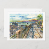 Paseo Gervasoni (acuarela) ポストカード (正面/裏面)