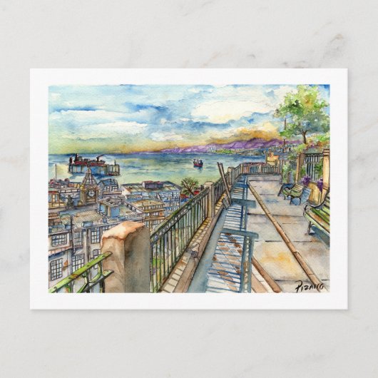 Paseo Gervasoni (acuarela) ポストカード (正面)