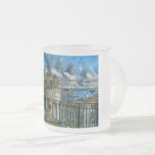 Paseo Mirador de Valparaíso フロストグラスマグカップ (正面右)