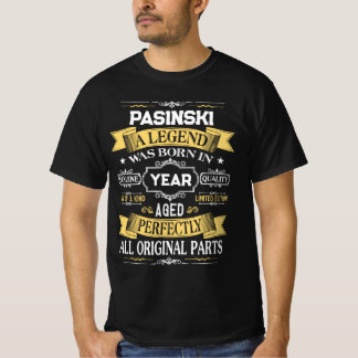 PASINSKI 伝説の生まれた年 Tシャツ