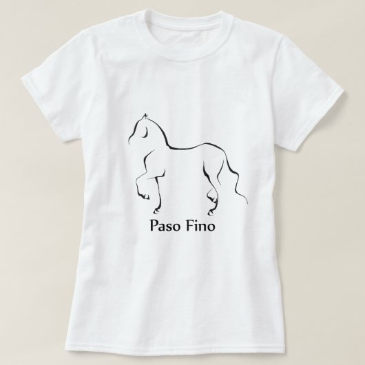 Paso Finoの服装 Tシャツ (デザイン正面)