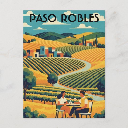 Paso Robles California Central Coast ポストカード (正面)