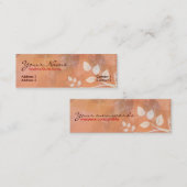 Pasofloraのプロフィールカード スキニー名刺 (正面/裏面)