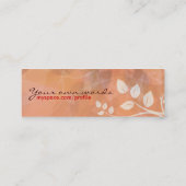 Pasofloraのプロフィールカード スキニー名刺 (裏面)