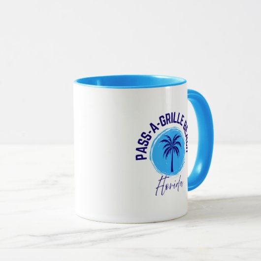 Pass-A-Grille Beach Florida Coffee Mug マグカップ (正面右)