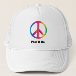 Pass It On | Colorful Peace Sign |  キャップ
