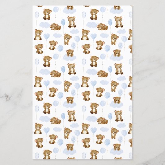 Pass the Prize Baby Shower Game – ベアーズ (裏面)